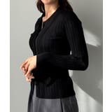 Louere ワイドリブスキッパーポロニット | Louere | 詳細画像11