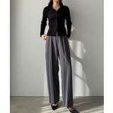 Louere ワイドリブスキッパーポロニット | Louere | 詳細画像12