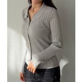 Louere ワイドリブスキッパーポロニット | Louere | 詳細画像17