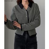 Louere くびれレイヤードカーディガン | Louere | 詳細画像2