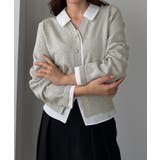 Louere くびれレイヤードカーディガン | Louere | 詳細画像8