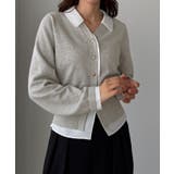 Louere くびれレイヤードカーディガン | Louere | 詳細画像9