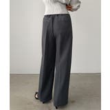 ダークグレー | Louere レースポケットスラックス | Louere