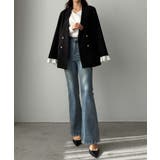 Louere 薄手カシュクールドレープカットソートップス | Louere | 詳細画像12 