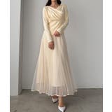 Louere 薄手カシュクールドレープカットソートップス | Louere | 詳細画像17 