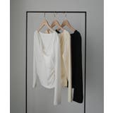 Louere 薄手カシュクールドレープカットソートップス | Louere | 詳細画像19 