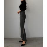 Louere サイドギャザーマーメイドポンチスカート(裏無し) | Louere | 詳細画像11