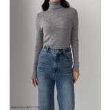 Louere ストレッチハイウエストストレートデニムパンツ | Louere | 詳細画像2