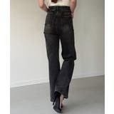 Louere ストレッチハイウエストストレートデニムパンツ | Louere | 詳細画像29