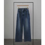 Louere ストレッチハイウエストストレートデニムパンツ | Louere | 詳細画像31