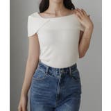 Louere アシメオフショル風ニットトップス | Louere | 詳細画像5 