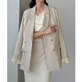 Louere フリルレイヤードデザインジャケット | Louere | 詳細画像10