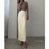 Louere ファスナースリットツイストデザインIラインスカート | Louere | 詳細画像12