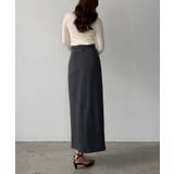 Louere ファスナースリットツイストデザインIラインスカート | Louere | 詳細画像15