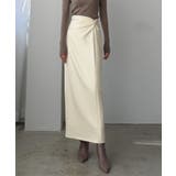 Louere ファスナースリットツイストデザインIラインスカート | Louere | 詳細画像7