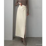 Louere ファスナースリットツイストデザインIラインスカート | Louere | 詳細画像8