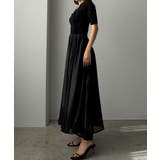 Louere ポロニットドッキングシアーフレアワンピース | Louere | 詳細画像14 