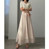 Louere ポロニットドッキングシアーフレアワンピース | Louere | 詳細画像5 