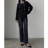 Louere ノーカラーゴールドボタンジャケット | Louere | 詳細画像5 