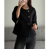 Louere ノーカラーゴールドボタンジャケット | Louere | 詳細画像7 