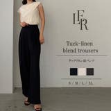 Louere タックリネン混パンツ | Louere | 詳細画像1 