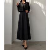 Louere バックスリットショートジャケットsetキャミフレアワンピース | Louere | 詳細画像22 