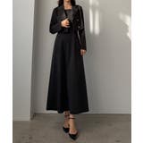 Louere バックスリットショートジャケットsetキャミフレアワンピース | Louere | 詳細画像23 