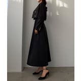 Louere バックスリットショートジャケットsetキャミフレアワンピース | Louere | 詳細画像26 