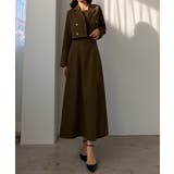 Louere バックスリットショートジャケットsetキャミフレアワンピース | Louere | 詳細画像27 