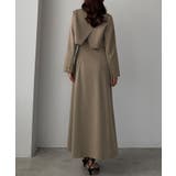 グレージュ | Louere バックスリットショートジャケットsetキャミフレアワンピース | Louere