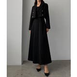 Louere バックスリットショートジャケットsetキャミフレアワンピース | Louere | 詳細画像4 