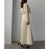 Louere バックスリットショートジャケットsetキャミフレアワンピース | Louere | 詳細画像7 