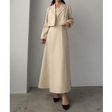 Louere バックスリットショートジャケットsetキャミフレアワンピース | Louere | 詳細画像9 
