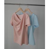 Louere レース付きドレープアシメネックカットトップス | Louere | 詳細画像24