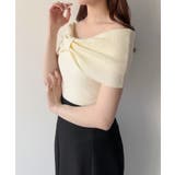 mipiarl  リボンオフショルニット | JUNOAH | 詳細画像6 