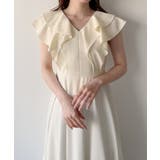 mipiarl フリルスリーブティアードワンピース | JUNOAH | 詳細画像1