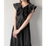 mipiarl フリルスリーブティアードワンピース | JUNOAH | 詳細画像11