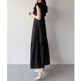 mipiarl フリルスリーブティアードワンピース | JUNOAH | 詳細画像14