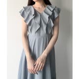 mipiarl フリルスリーブティアードワンピース | JUNOAH | 詳細画像15