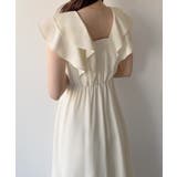 mipiarl フリルスリーブティアードワンピース | JUNOAH | 詳細画像2