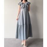 mipiarl フリルスリーブティアードワンピース | JUNOAH | 詳細画像17