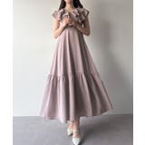 mipiarl フリルスリーブティアードワンピース | JUNOAH | 詳細画像20