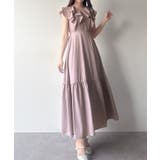 mipiarl フリルスリーブティアードワンピース | JUNOAH | 詳細画像21