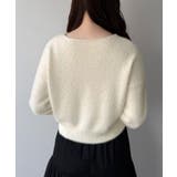 mipiarl  クロスシャギーコンパクトニット | JUNOAH | 詳細画像7 