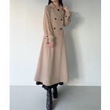 mipiarl  バックレースアップロングトレンチコート | JUNOAH | 詳細画像12 