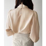 mipiarl サテンボウタイブラウス | JUNOAH | 詳細画像11