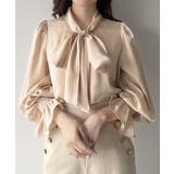 mipiarl サテンボウタイブラウス | JUNOAH | 詳細画像9