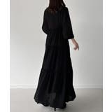 mipiarl ボウタイティアードワンピース | JUNOAH | 詳細画像5