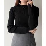 mipiarl  袖口スリットリブニット | JUNOAH | 詳細画像11 