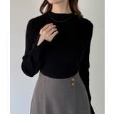 mipiarl  袖口スリットリブニット | JUNOAH | 詳細画像13 